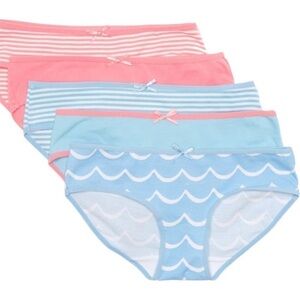 NORDSTROM Rack Kids’ Hipster Cut Panties 5 pk